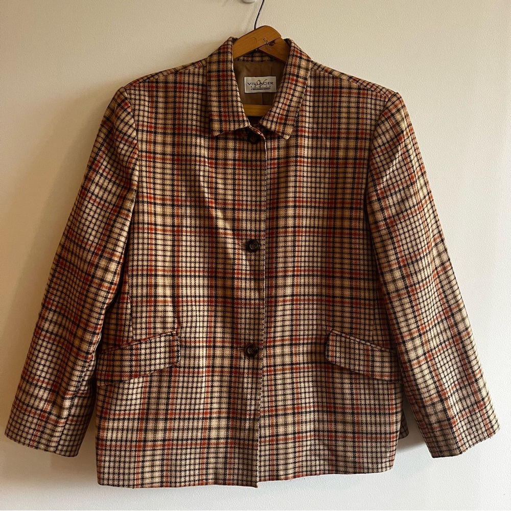 Liz Claiborne Plaid Blazer